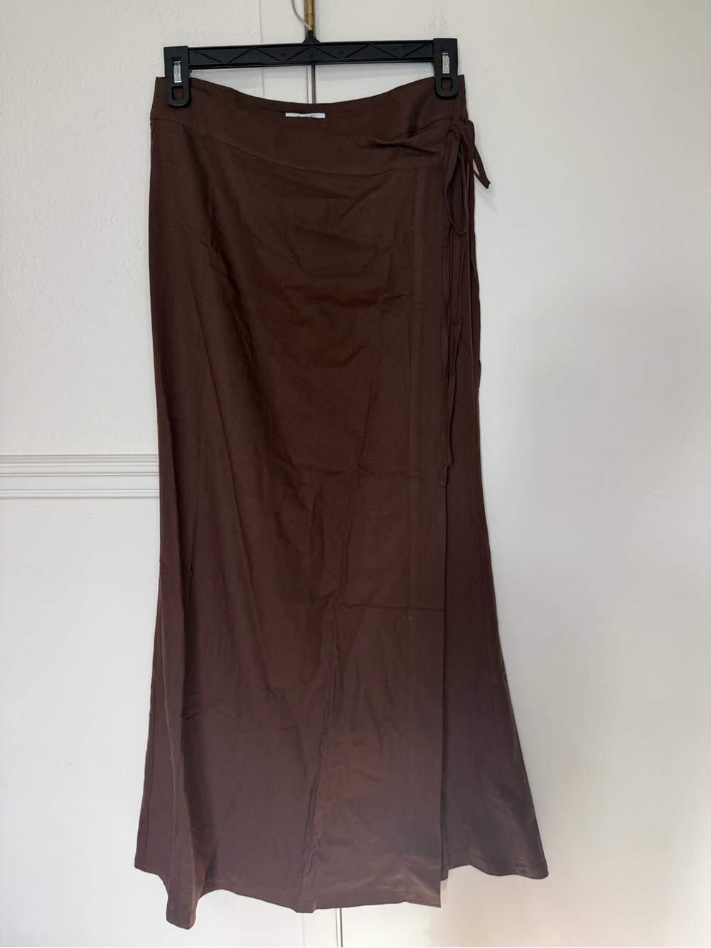 Riot Swim Callen Side Tie Maxi Skirt in Chocolate new with tag - Picture 9 of 10